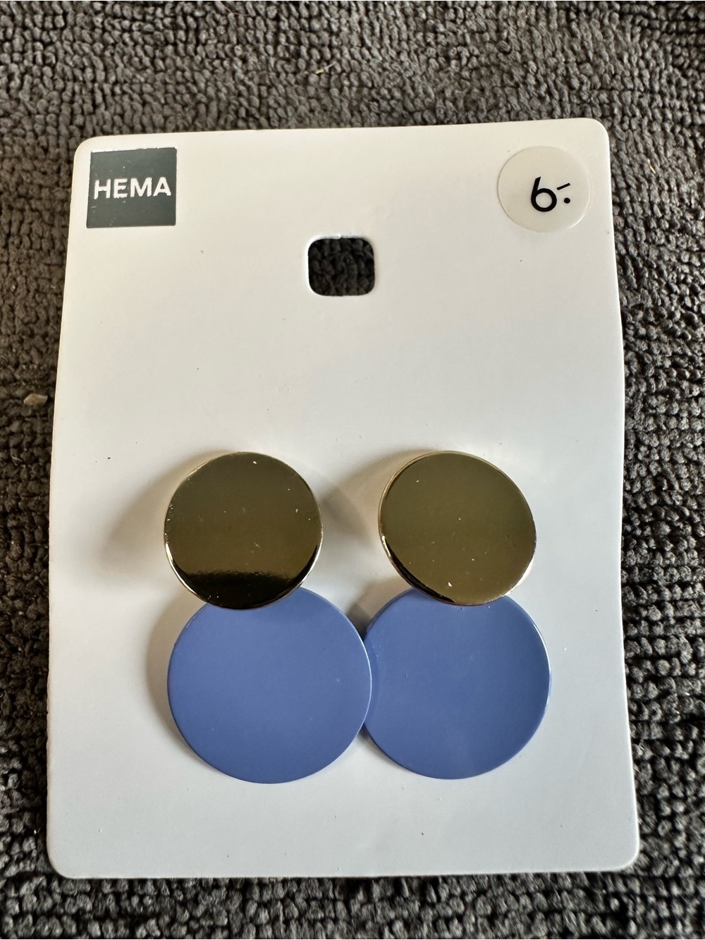 Subcategory selectiongold and blue earrings